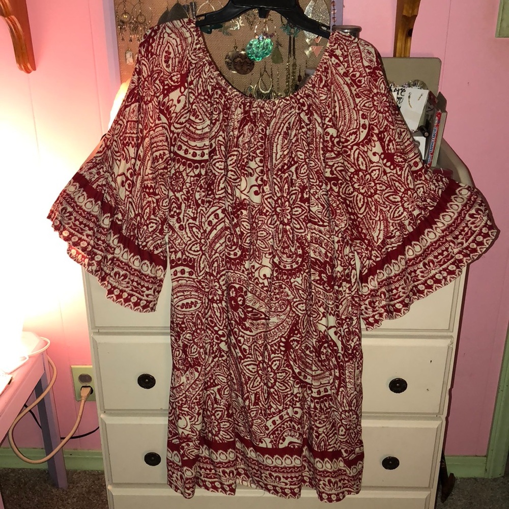 Umgee Paisley Print Dress